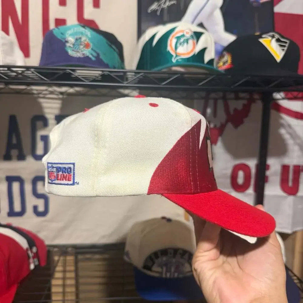 Vintage Logo Athletic Kansas City Chiefs Sharktooth Snapback Hat